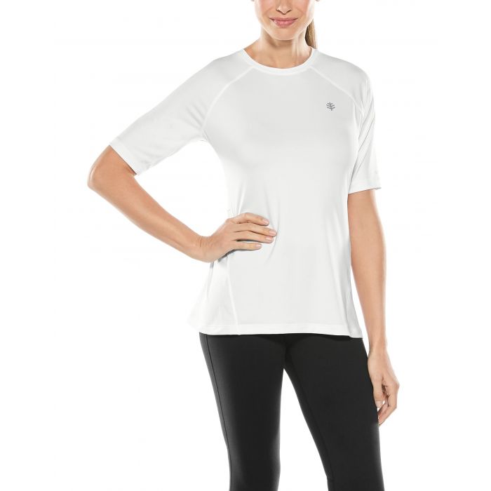 Coolibar - UV Fitness Top for women - Devi - White
