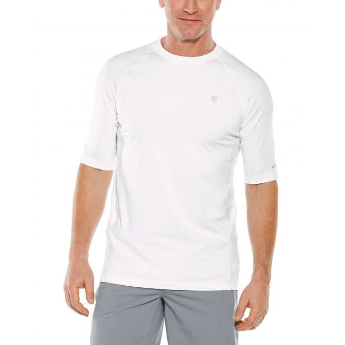 Coolibar - UV Sports Shirt for men - Agility Performance - White