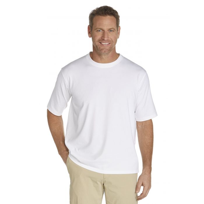 Coolibar - Short sleeve UV sport tee - white