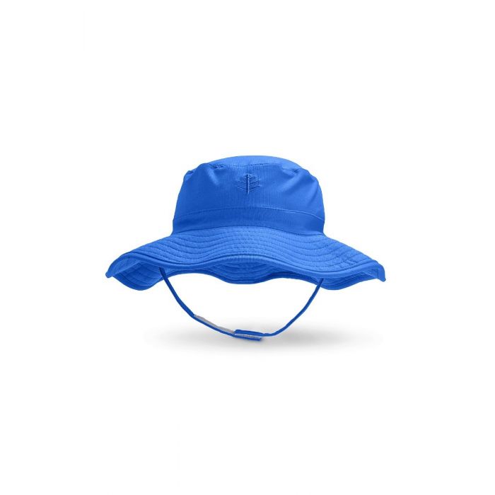 Coolibar - UV bucket hat for babies - Baja blue