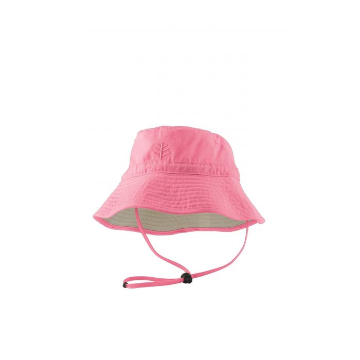 Coolibar - UPF 50+ Toddler Chin Strap Sun Hat- Pink