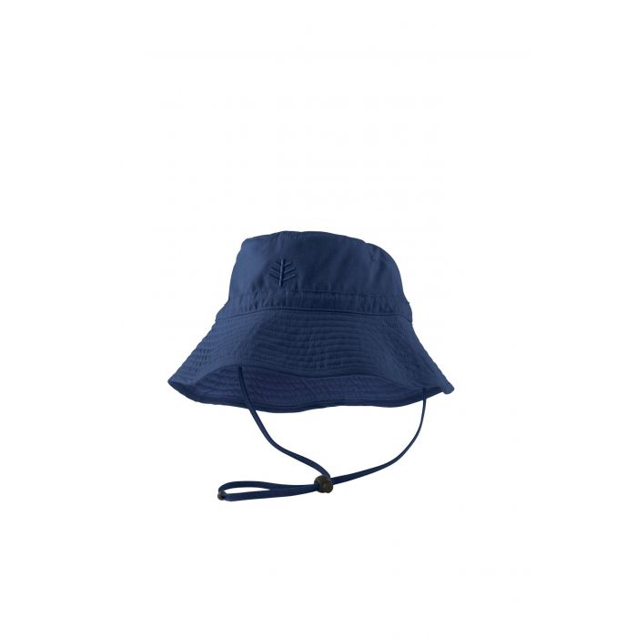 Coolibar - UPF 50+ Toddler Chin Strap Sun Hat- Blue