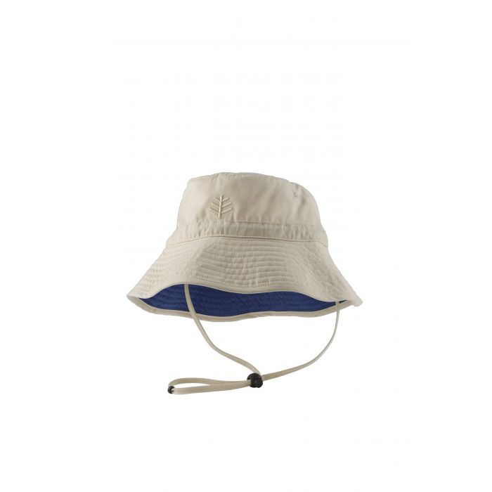 Coolibar - UPF 50+ Toddler Chin Strap Sun Hat- beige