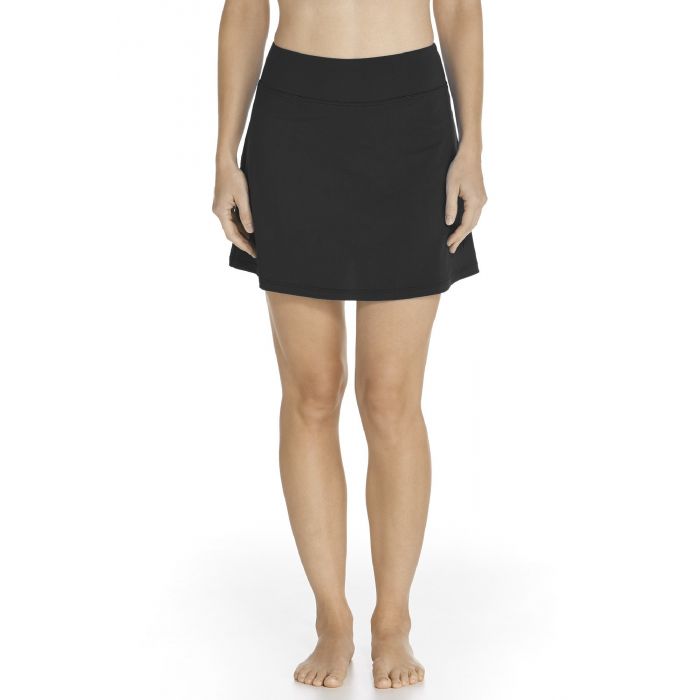 Coolibar - UV Swim skirt women - Black
