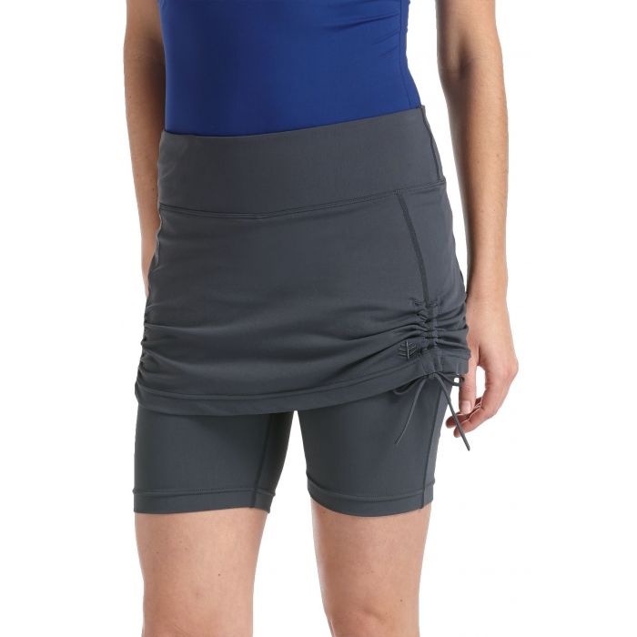 Coolibar - Skirted UV Swim Shorts - Graphite