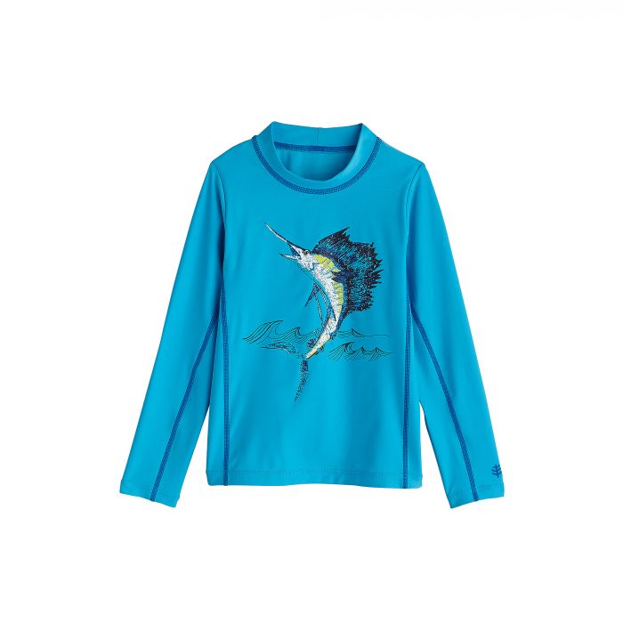 Coolibar - UV swim shirt for children - Scuba Sailfish