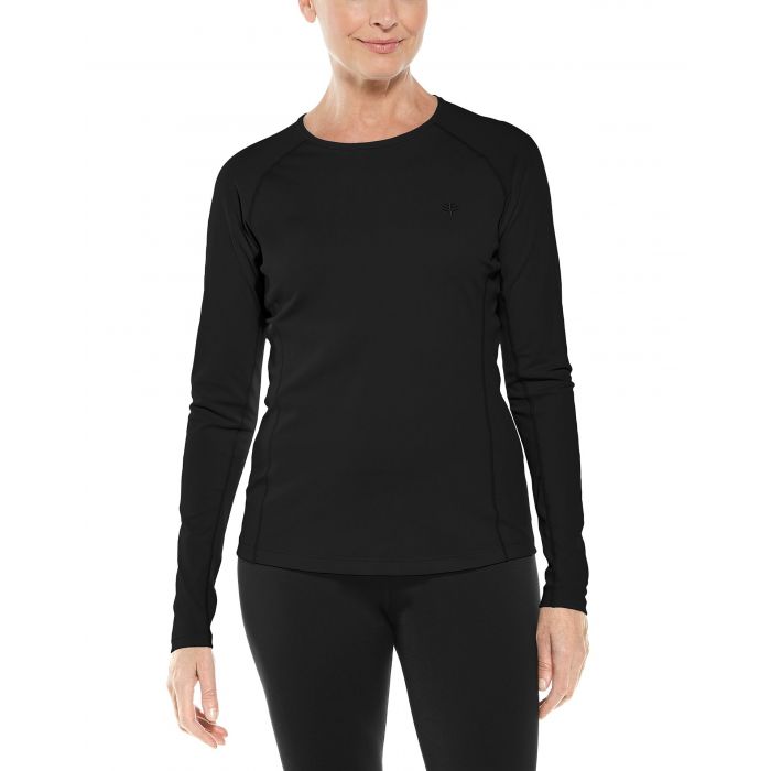 Coolibar - UV Swim Shirt for women - Longsleeve - Hightide - Black