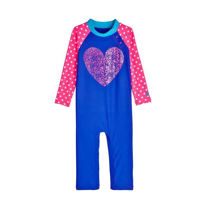 Coolibar - UV swimsuit for babies - Floral Heart