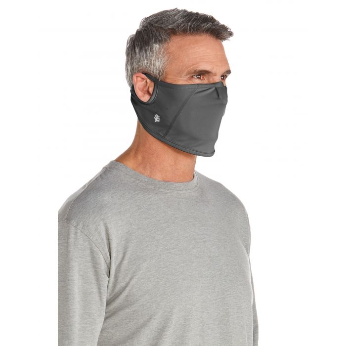 Coolibar - UV resistant Mask for adults - Blackburn - Charcoal