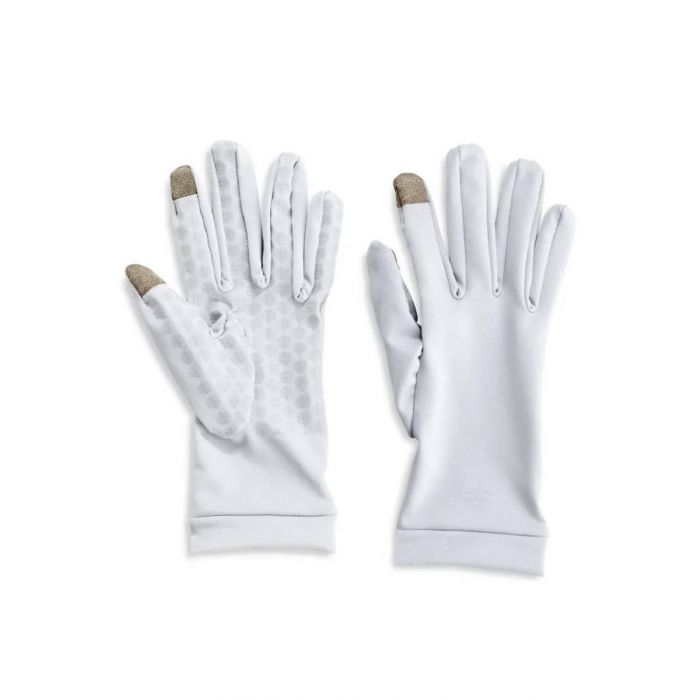 Coolibar - UV Gloves for adults - Gannett - White 
