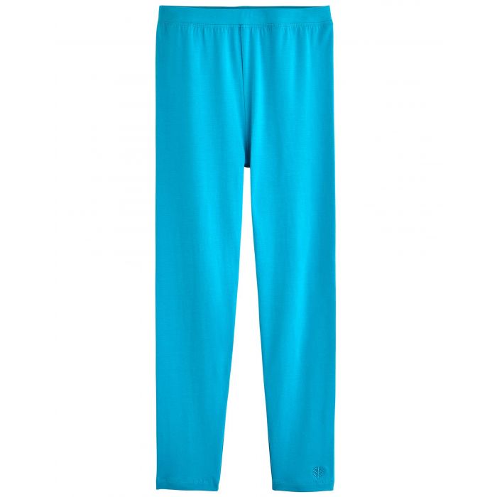 Coolibar - UV Leggings for kids - Monterey - Turquoise