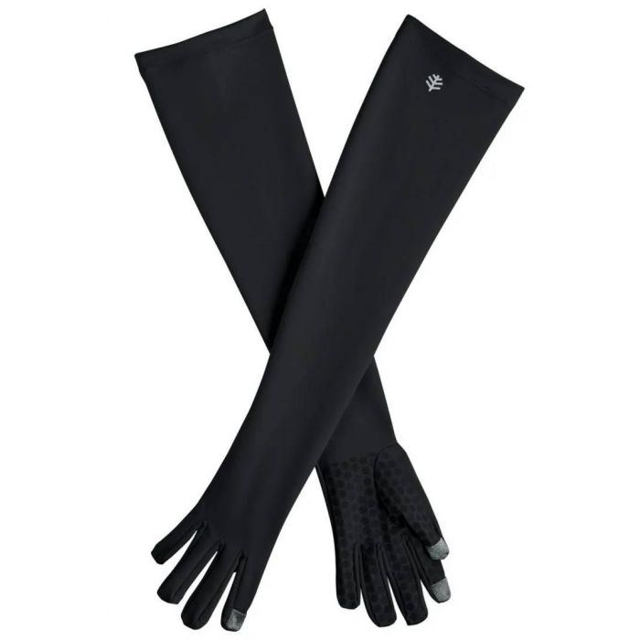 Coolibar - UV Long Gloves for adults - Culebra - Black