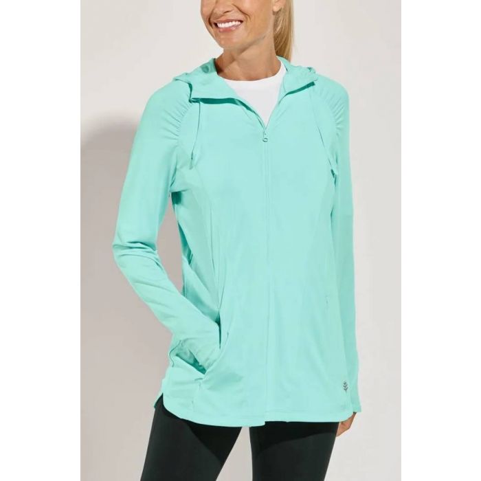 Coolibar - UV Full-Zip Jacket for women - Astir - Solid - Glacier