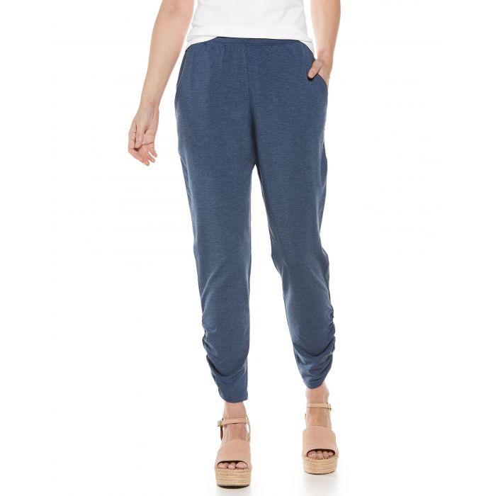 Coolibar - Casual UV pants for women - Café Ruche - Denim Blue