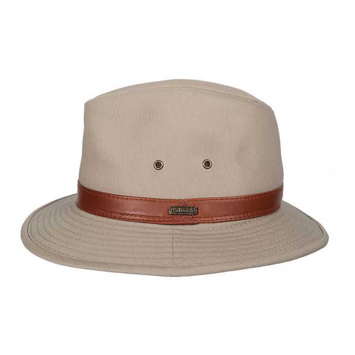 Hatland - UV Bucket hat for men - BushWalker - Beige