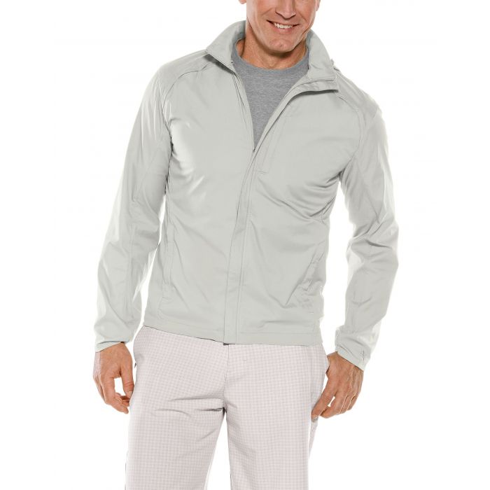 Coolibar - Packable UV Summer Jacket for men - Verdon - Ice Grey