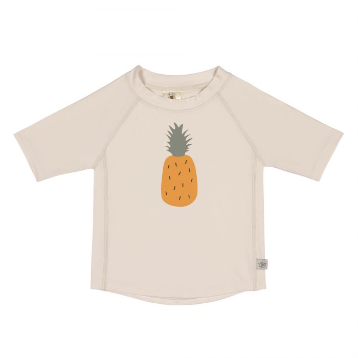 Lässig - UV rashguard with short sleeves for kids - Pineapple - Offwhite