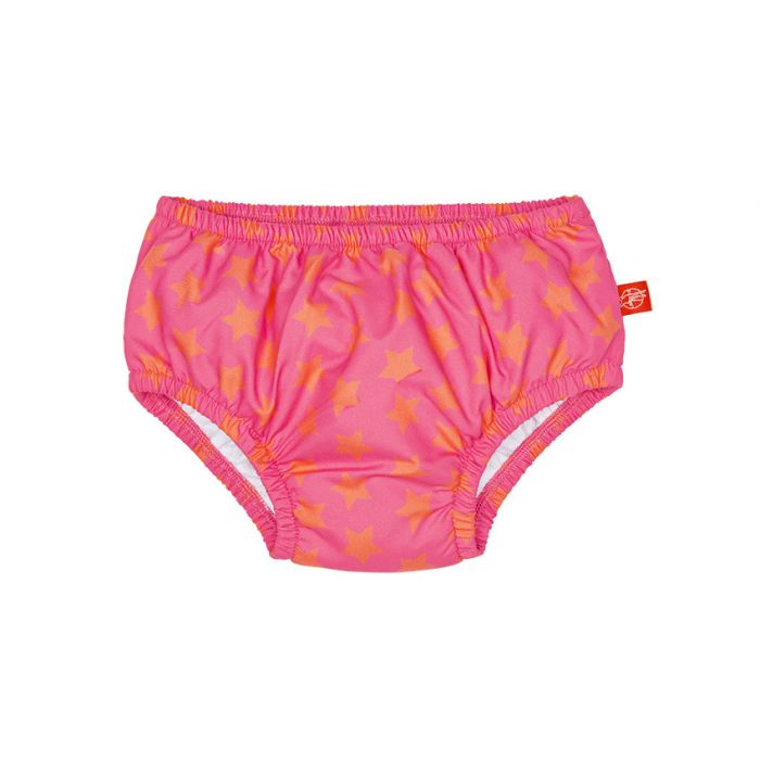 Lässig - Swim diaper baby - Star - Pink / Orange