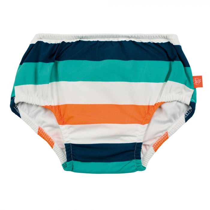 Lässig - Swim diaper baby - Striped - White / Blue / Peach