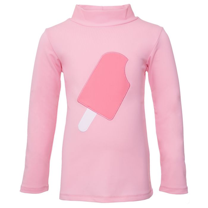 Petit Crabe - UV Swim shirt longsleeve - Popsicle - Light Pink