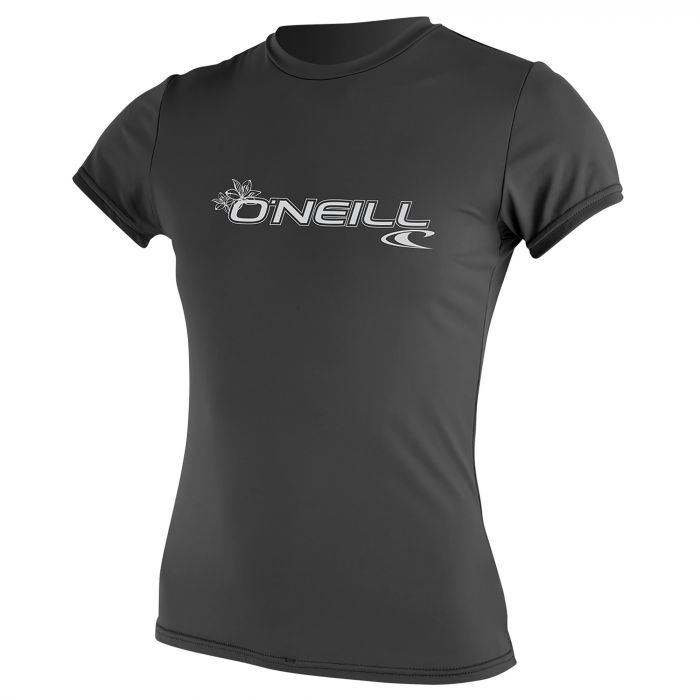O'Neill - Women's UV shirt - short-sleeve slim fit - graphite