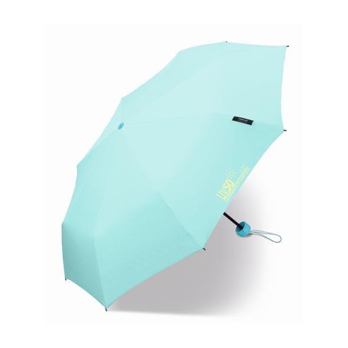 Happy Rain - Super mini umbrella with UV protection - Manual - Blue