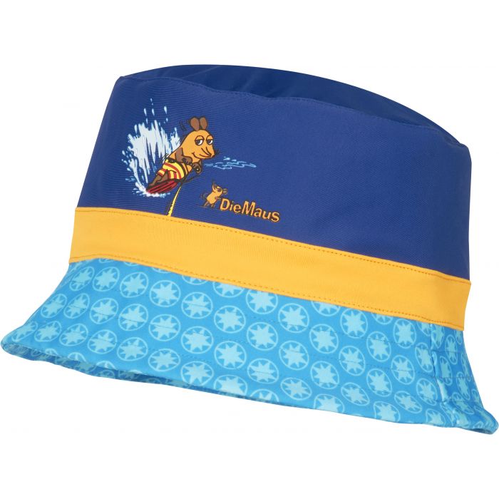 Playshoes - UV sun hat for boys - 'Die Maus' - blue