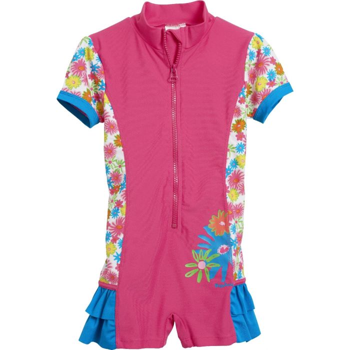 Playshoes - UV swimsuit - pink flowers