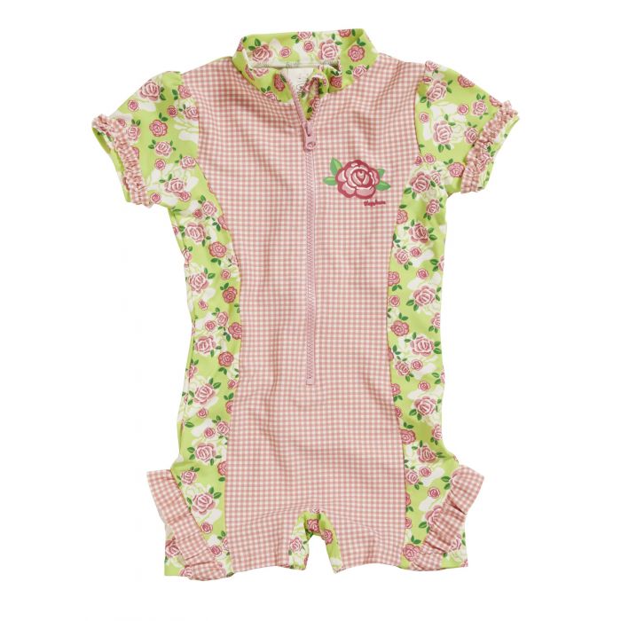 Playshoes - One Piece UV Swimsuit Kids- Roses