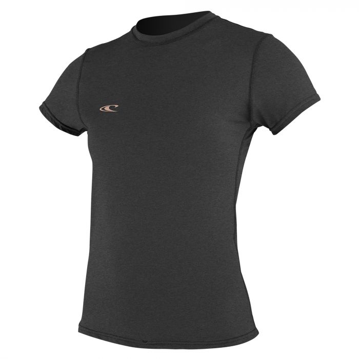 O'Neill - Women's hybrid UV shirt - short-sleeve slim fit - black