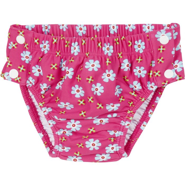 Playshoes - UV swim nappy for girls - Reusable - Flowers - Pink