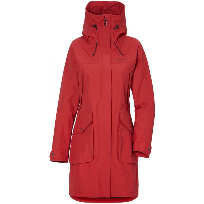 Didriksons - Raincoat for women - Thelma Parka 6 - Pomme Red | UV-Fashions