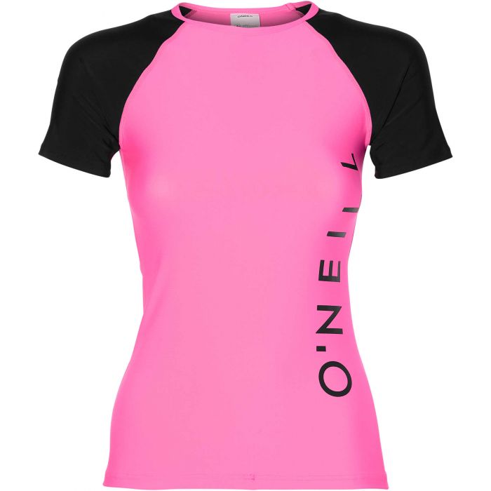 O'Neill - UV swim shirt for women - Shocking pink