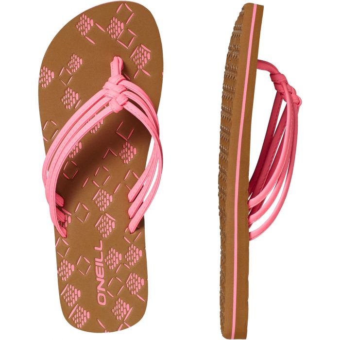 O'Neill - Flip-flops for women - 3-strap Dits - Shocking pink