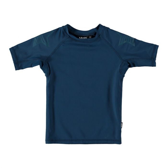 Molo - UV swim shirt for children - Neptune Solid - Dark blue