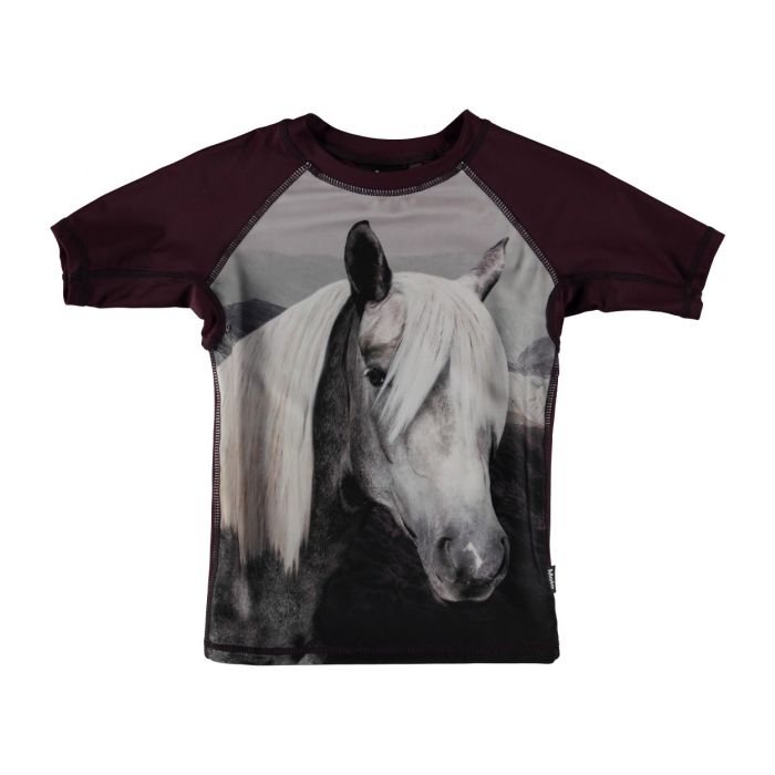 Molo - UV swim shirt for children - Neptune - Horse print