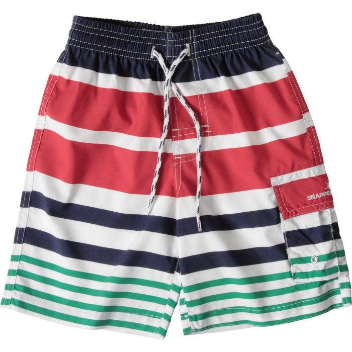 Snapper Rock - UV Board Shorts Kids- Nautical Stripe
