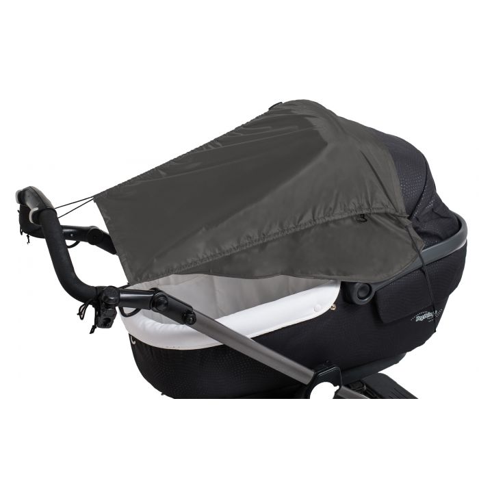 Altabebe - Universal UV sun screen with side protection for strollers - Dark Grey