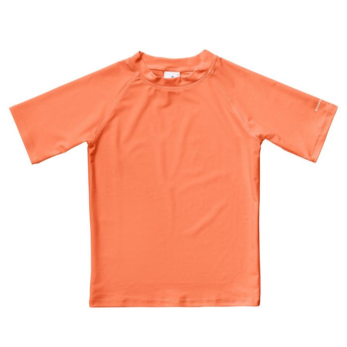 Snapper Rock - UV Rash top for kids - Short sleeve - Tangerine