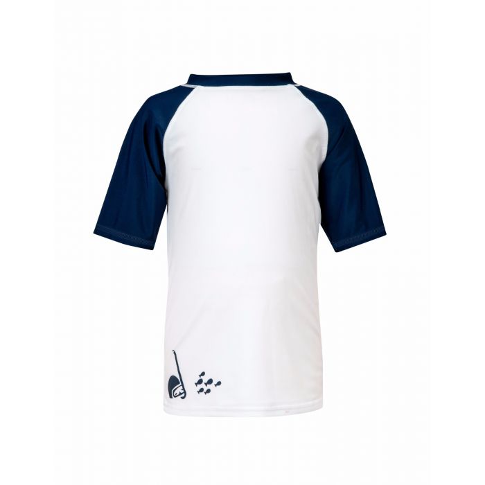 Snapper Rock - UV shirt Ocean Explorer - White / navy