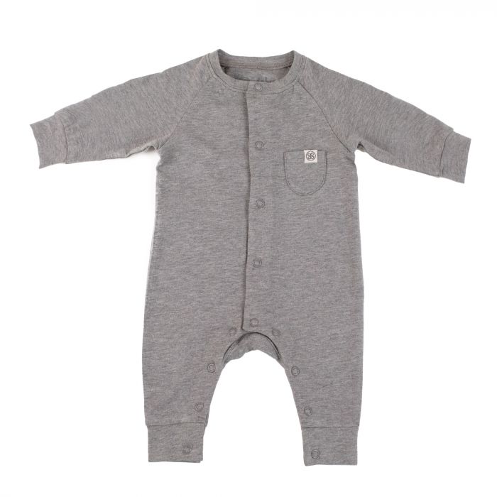 Cloby - UV Playsuit for babies - Stone Grey