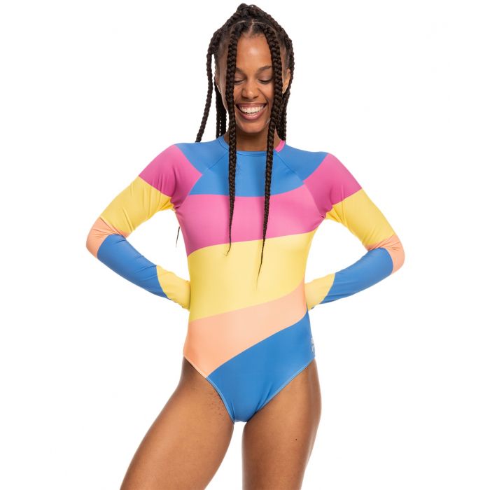 Roxy - UV Bathingsuit for women - Pop Surf with open back - Long sleeve - Regatta