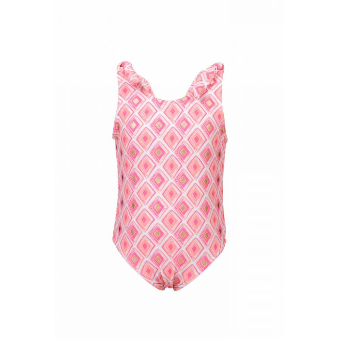 Snapper Rock - Swimsuit Diamond shoulder tie - Pink
