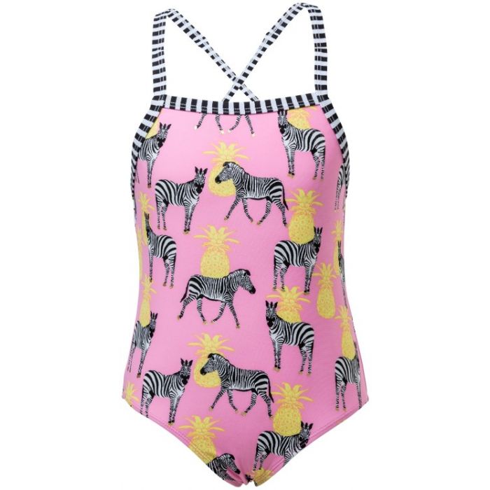 Snapper Rock - UV bathing suit - Zebra Crossing - Pink