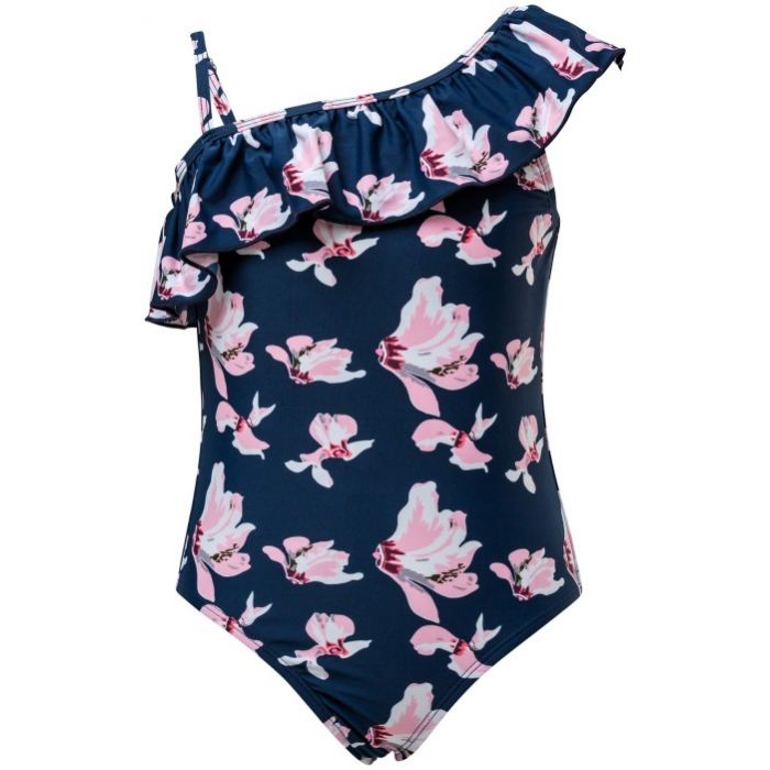 Snapper Rock - UV bathing suit - Navy Orchid - Dark Blue/Pink
