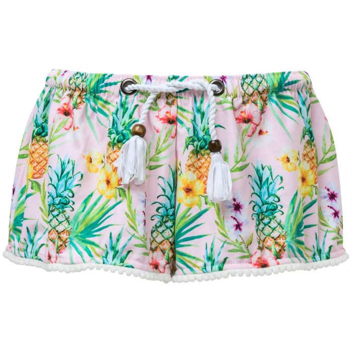 Snapper Rock - Swim shorts for girls - Tropicana - Pink