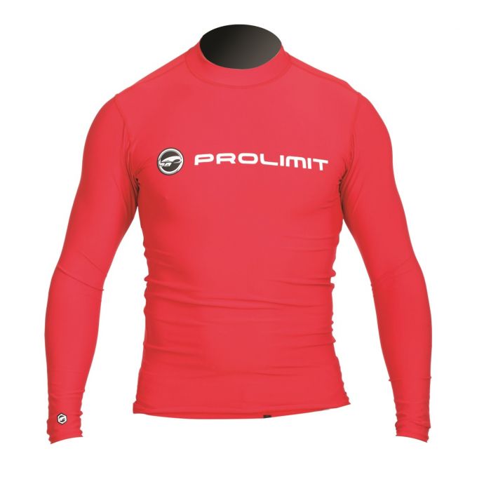 Prolimit - Swim shirt for men with long sleeves - Red