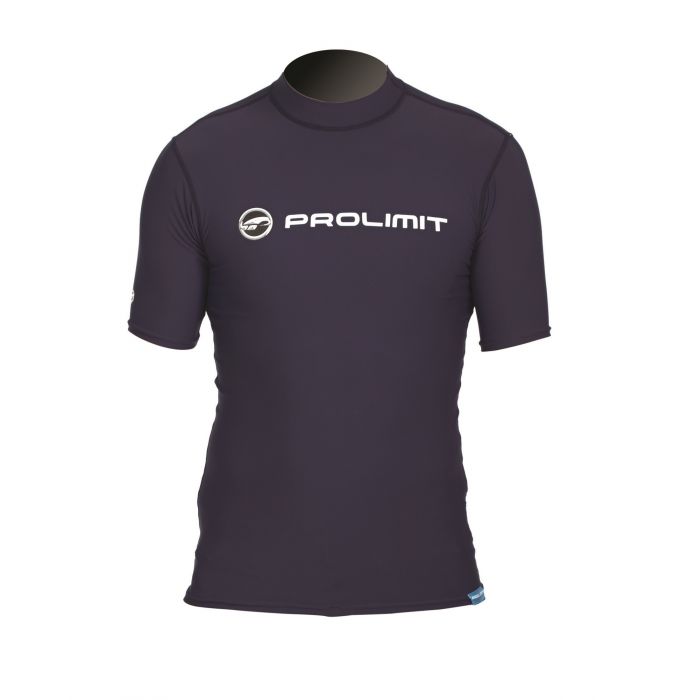 Prolimit - Swim shirt for men with short sleeves - Slate Black