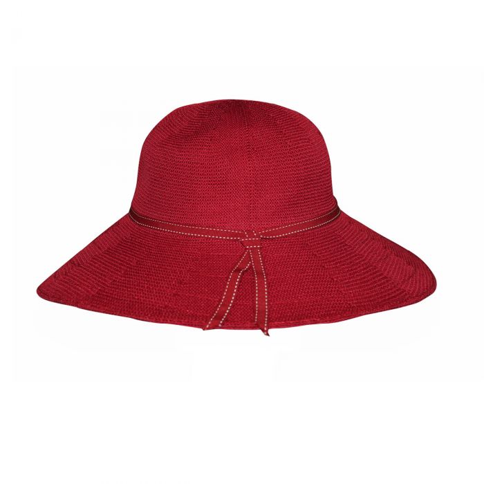 Rigon - UV Floppy hat for women - Suzi - Poppy red