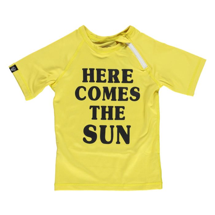 Beach & Bandits - UV swim shirt child - Here comes the sun - Yellow